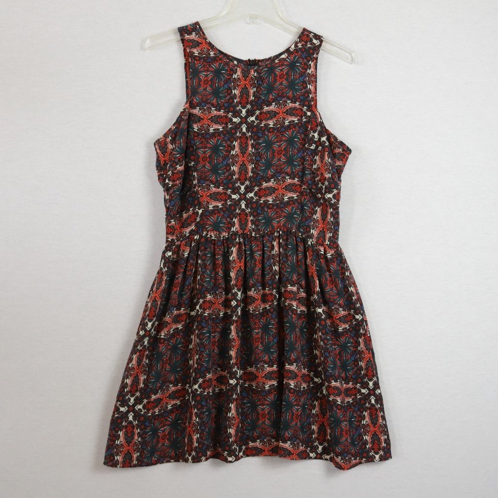 UP by Ultra Pink Semi-Sheer Sleeveless Mini Dress